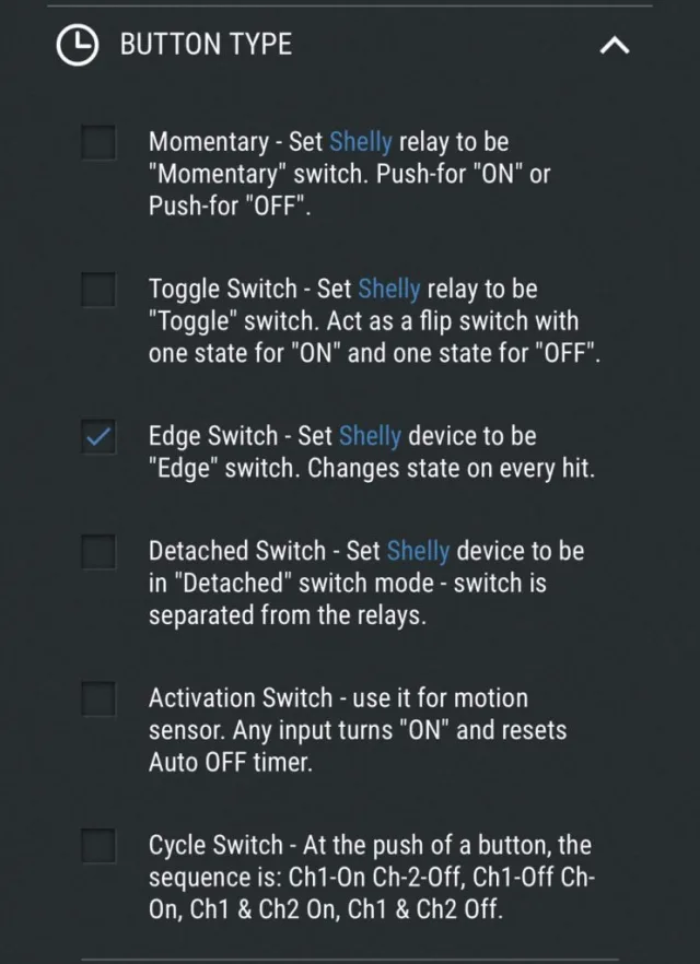 Monitoraggio livello acqua con Shelly 1 e sensore livello liquidi