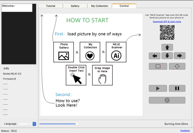 Impostazione software