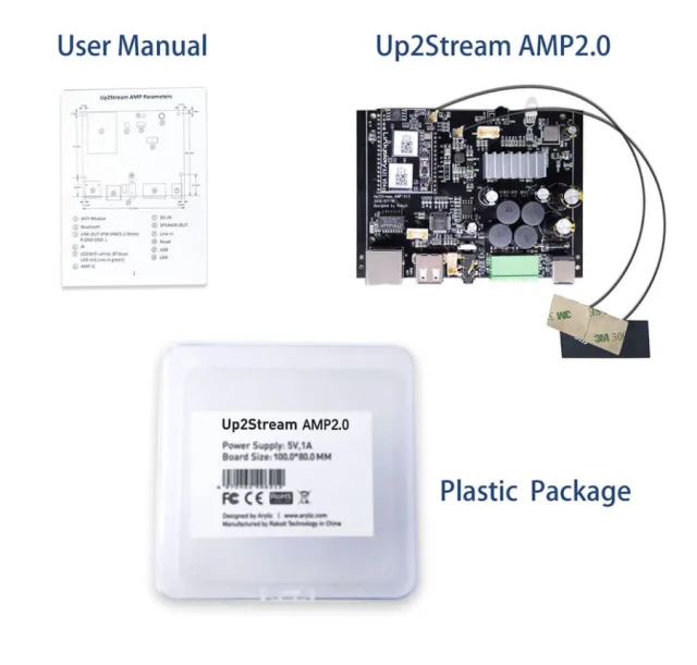 Arylic DIY Audio Boards. Streaming MultiRoom Spotify, Airplay, DLNA, Upnp