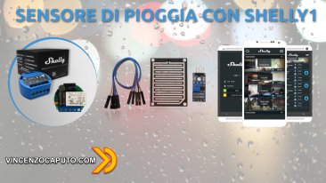 Come realizzare un sensore di pioggia Smart con uno Shelly 1