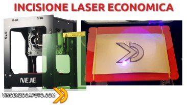 Incisione laser economica e fai da te con NEJE DK-8-KZ