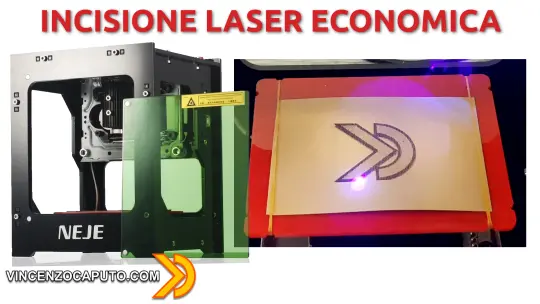 Incisione laser economica e fai da te con NEJE DK-8-KZ