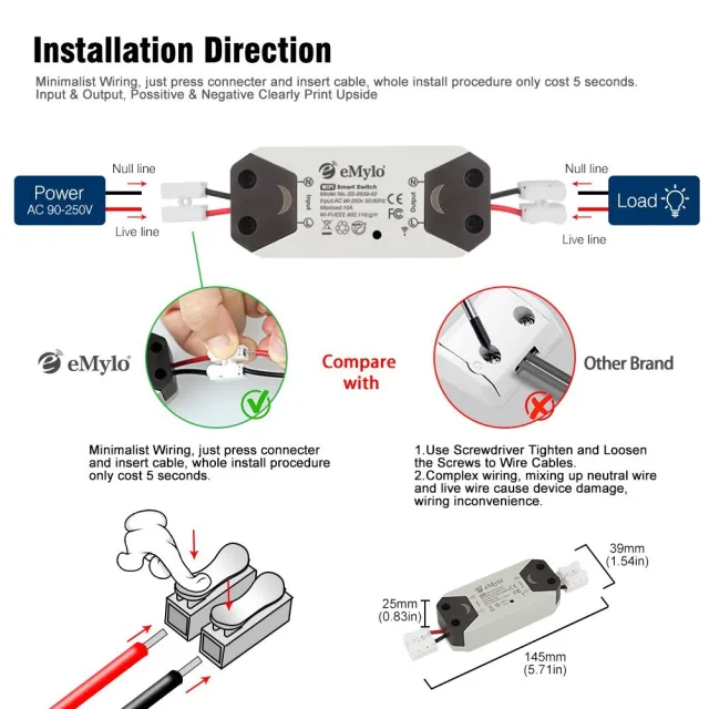 eMylo WiFi Smart Switch