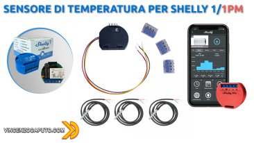Sensore di temperatura per Shelly 1-1PM - Integrazione in Home Assistant