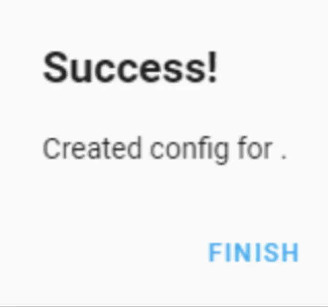 Installazione completata