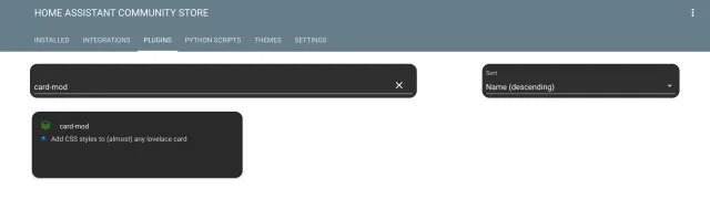 Home Assistant - MOD-CARD per modificare la grafica delle card di Lovelace