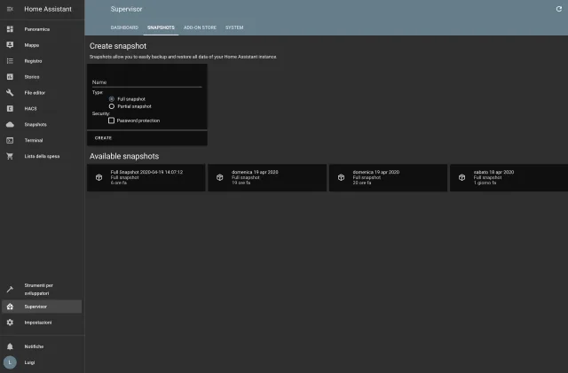 Home Assistant supervisor