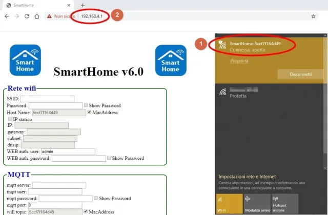 SmartHome - il firmware per ESP8266 tutto italiano!
