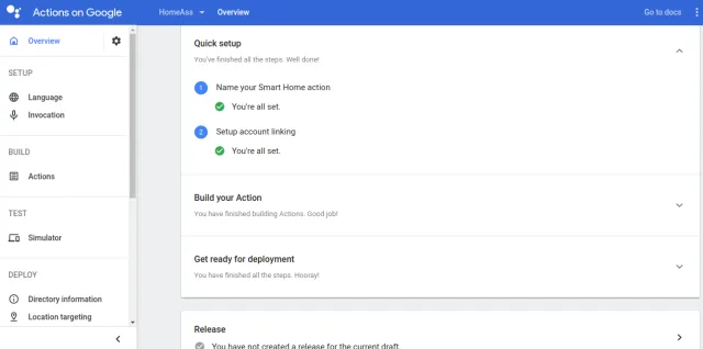 Come integrare Google Assistant in Home Assistant