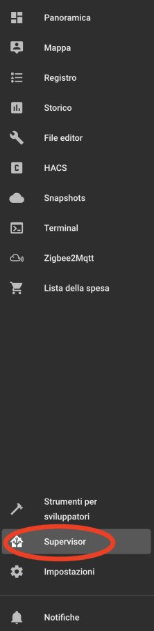 Accesso a supervisor
