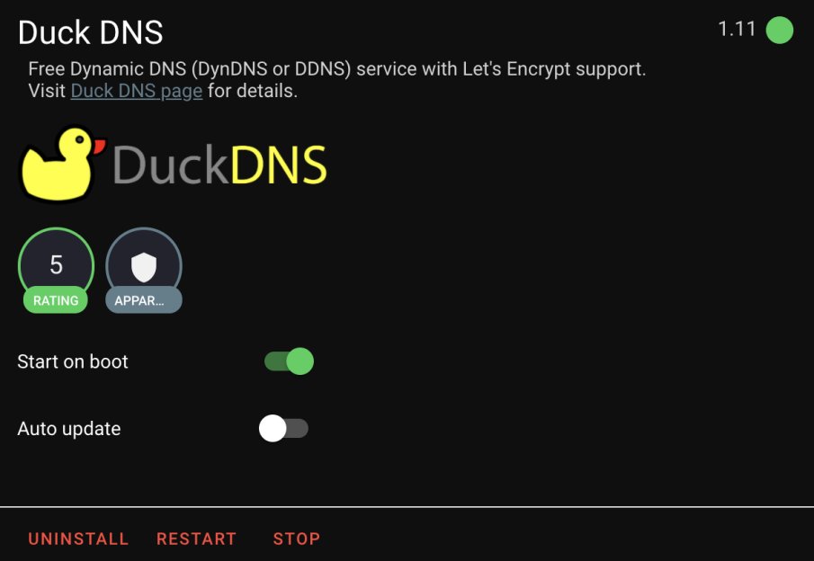 Duck dns home assistant настройка