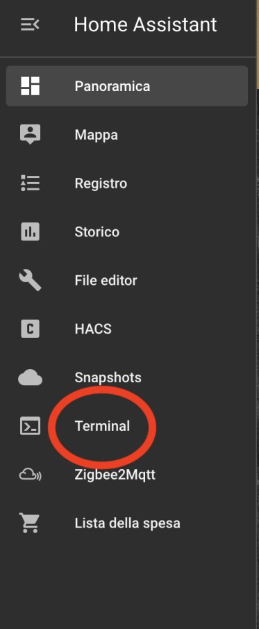 Pulsante terminal
