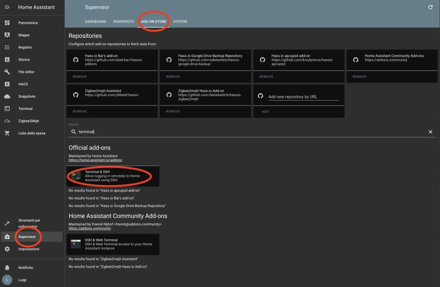 Add-on Store, Terminal & SSH