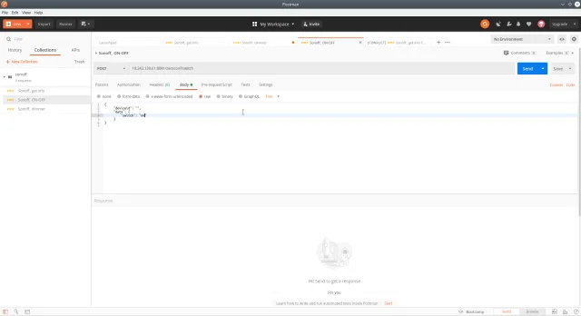 Esempio di HTTP Post tramite postman