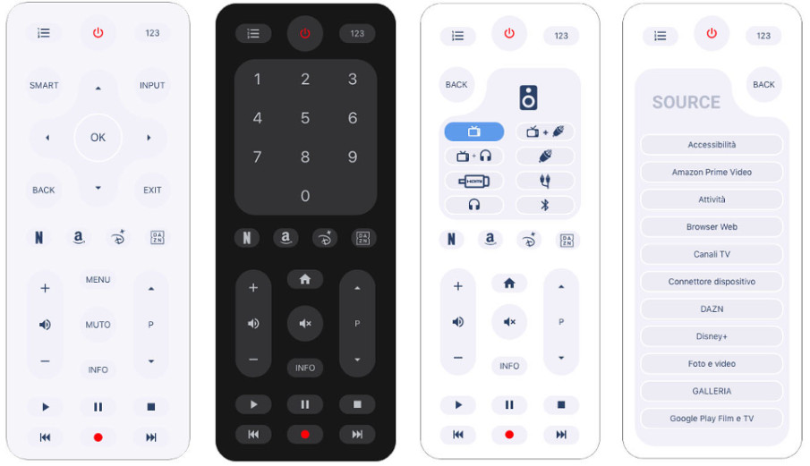 Telecomandi virtuali