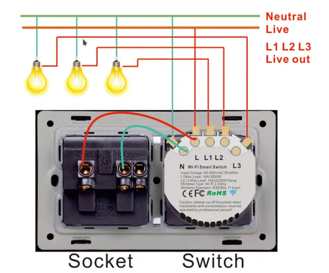 schema collegamenti elettrici
