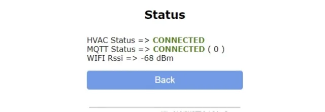 Stato della connessione di rete