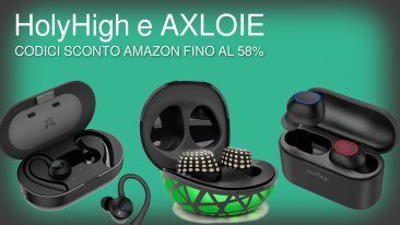 Incredibili sconti per Auricolari HolyHigh e AXLOIE