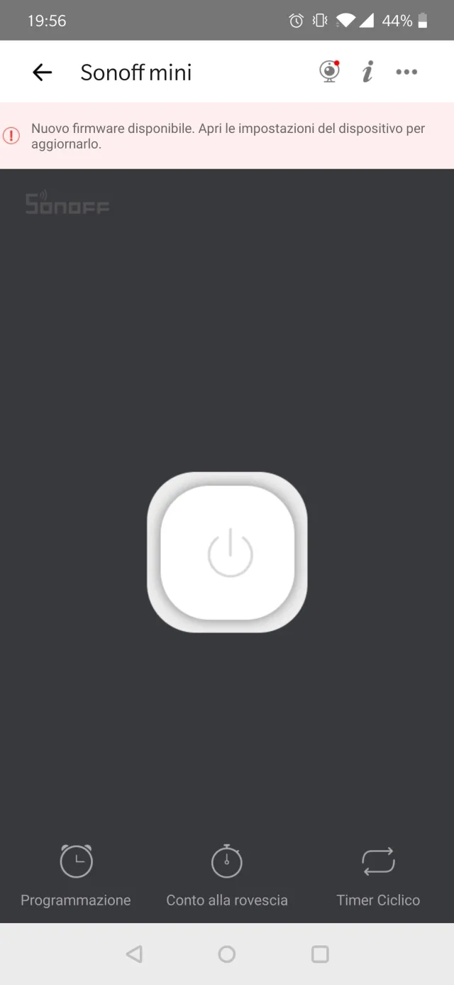 primo dettaglio dell'applicazione