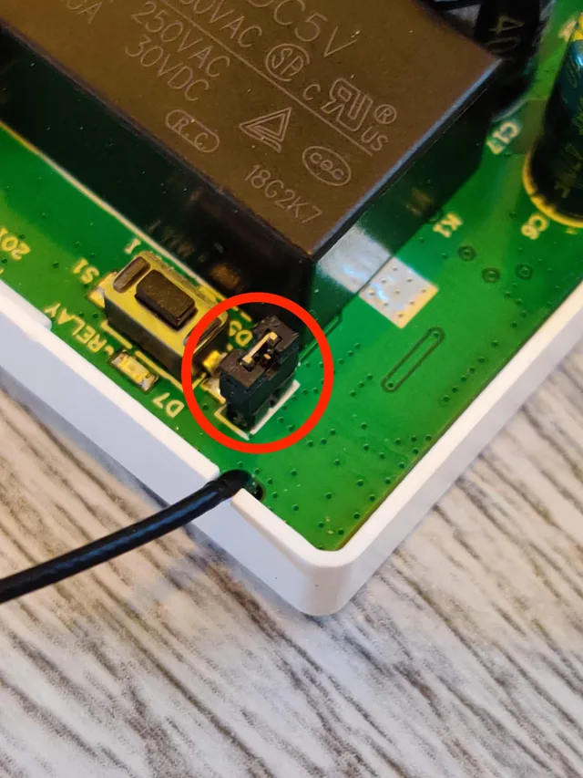 Dettaglio ponticello inserito