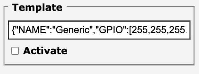 impostazione Tasmota