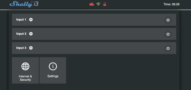 schermata principale