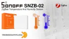 Miniatura: Sonoff SNZB-02 - Sensore di Umidità e Temperatura ZigBee