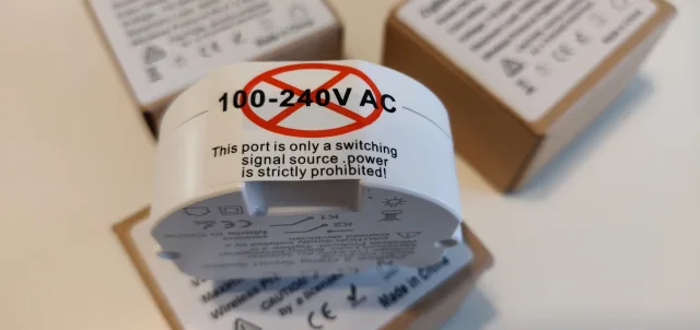 Vista morsettiera interruttori