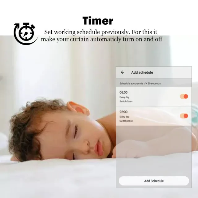 Interruttore smart soft-touch wifi per tende e tapparelle