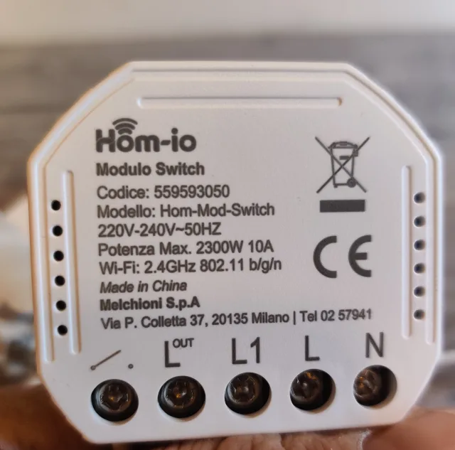 dettaglio modulo switch