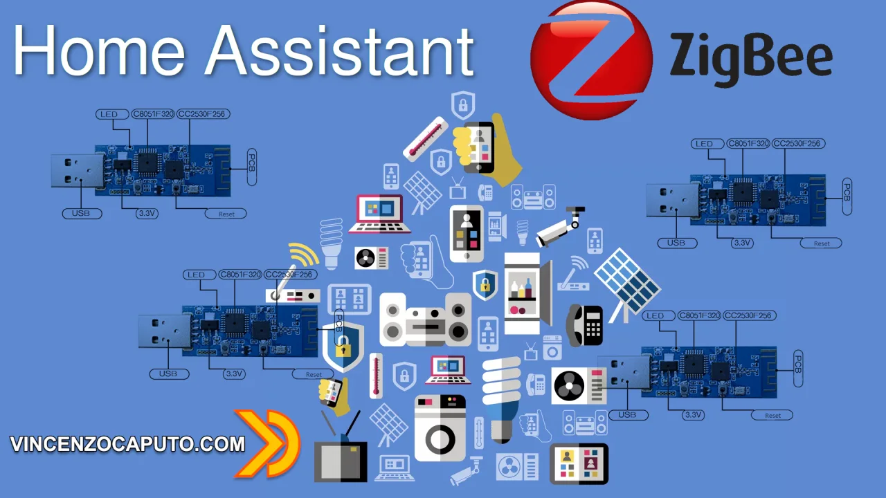 Home Assistant - come usare un gateway ZigBee USB cc2530 + ampli cc2592