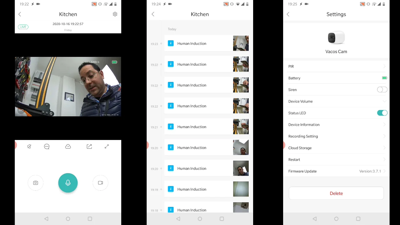 Vacos Cam, la mia prima Telecamera veramente senza fili!