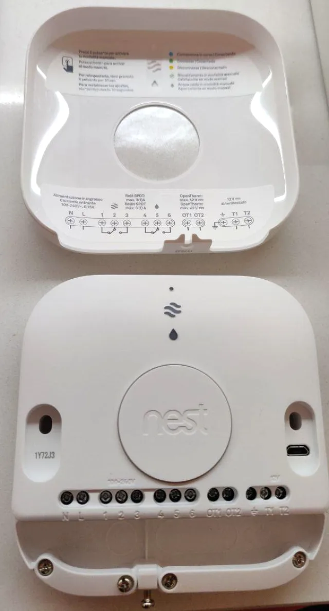 Vista morsettiera Modulo Heat Link