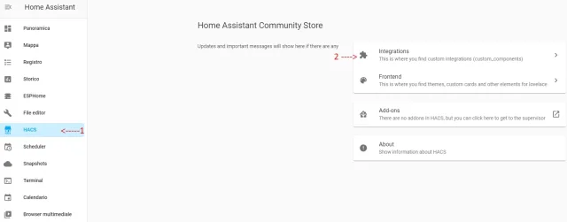 Hacs Integratons Home Assistant Hassio