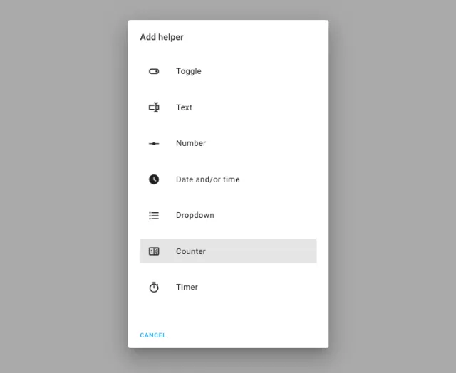 Counter timer Home Assistant
