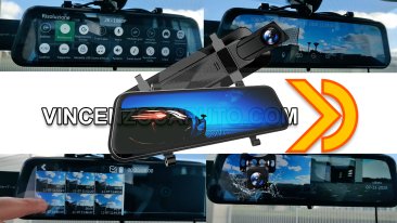 Specchietto retrovisore smart VanTop H610 - Dash cam anteriore e posteriore