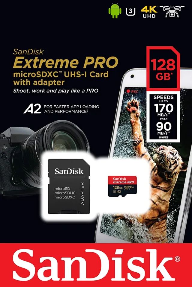 Sandisk Extreme Pro A2 128gb