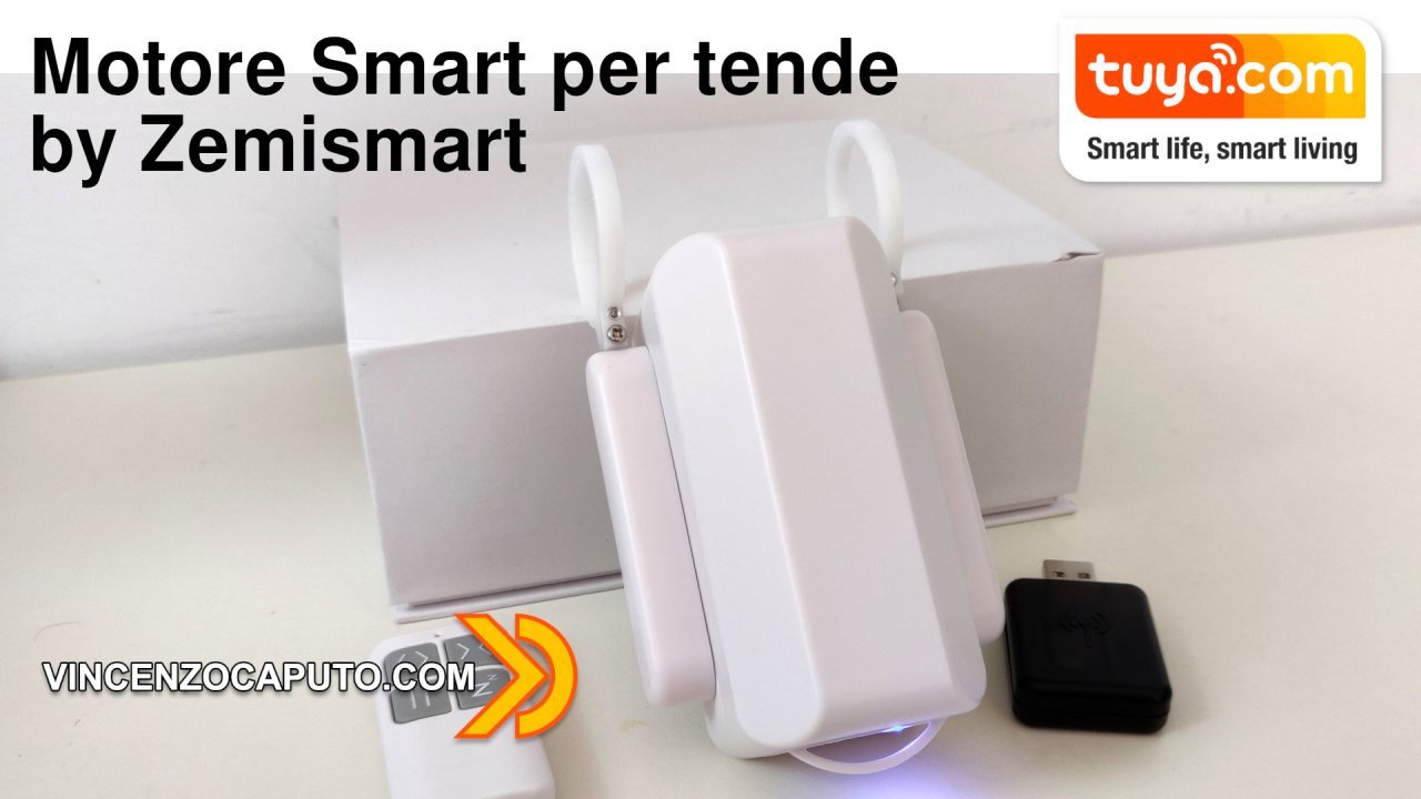 Zemismart, Motore per tende Smart by Zemismart - Tuya Smart compatibile