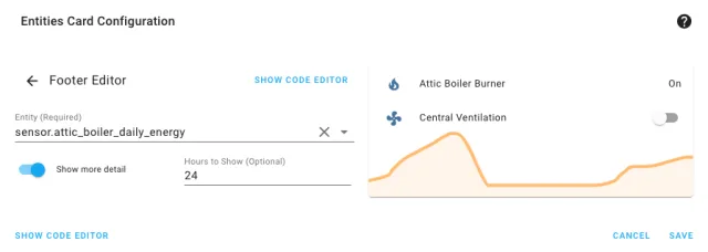 Intestazione e piè di pagina Supervisor