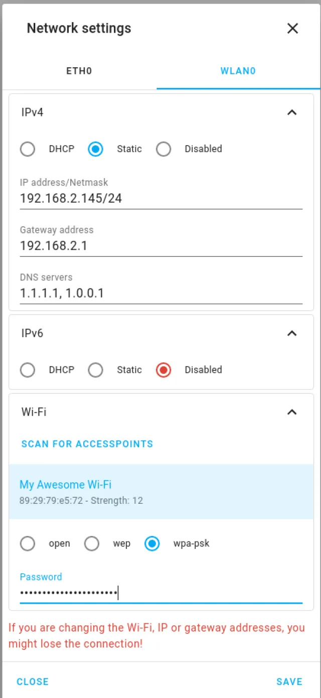 Supervisor Network Home Assistant