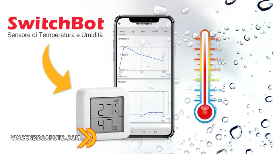 SwitchBot MeterTH S1 - Sensore di Temperatura e Umidità Smart