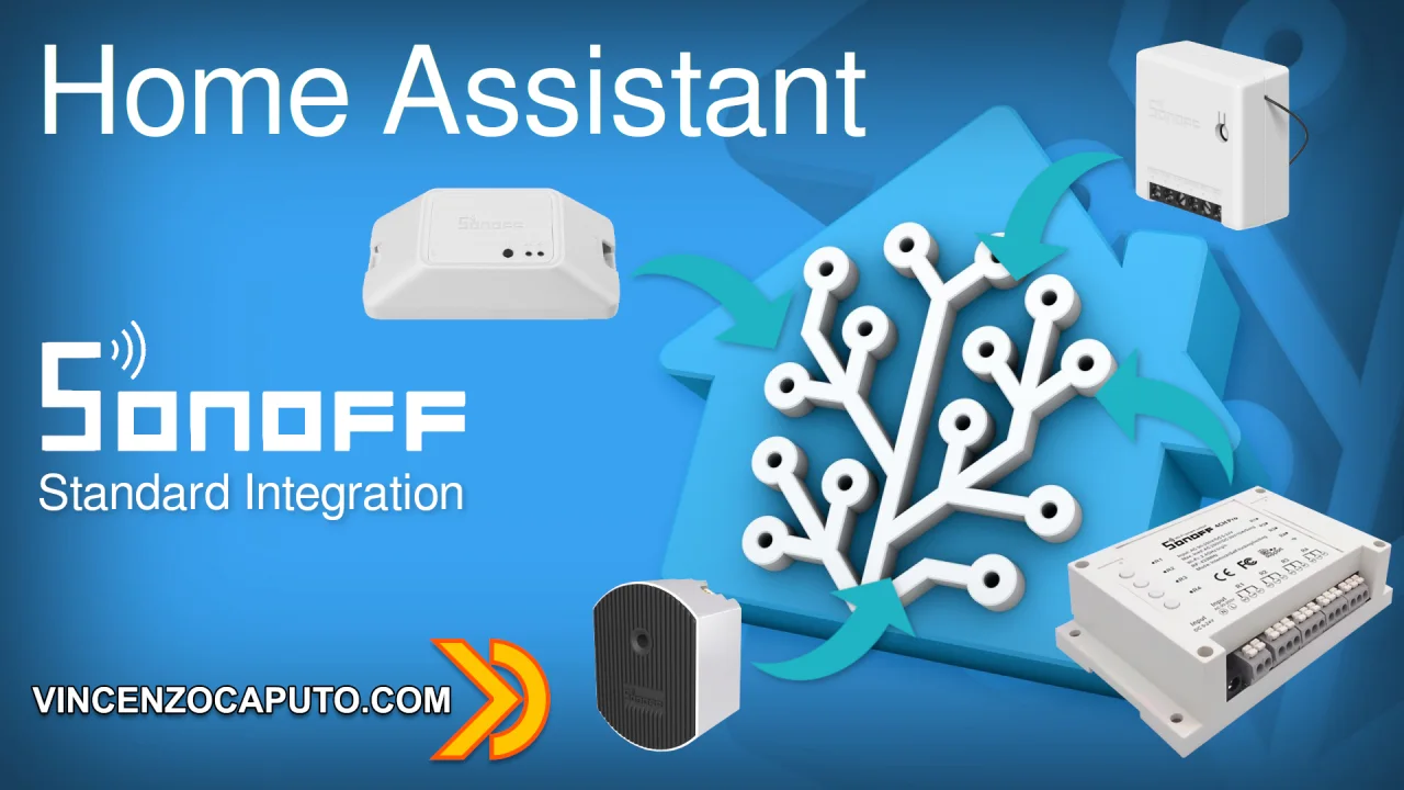 Sonoff integrazione in Home Assistant con Firmware originale e Sonoff Lan