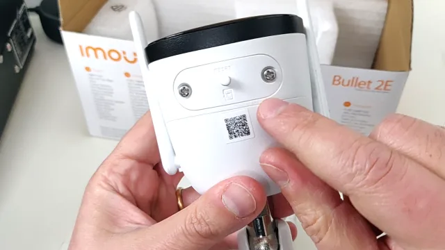 Vista dal basso IMOU Bullet 2E