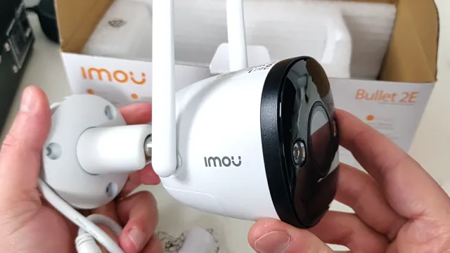 Vista laterale IMOU Bullet 2E