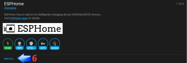 Install Esp Home