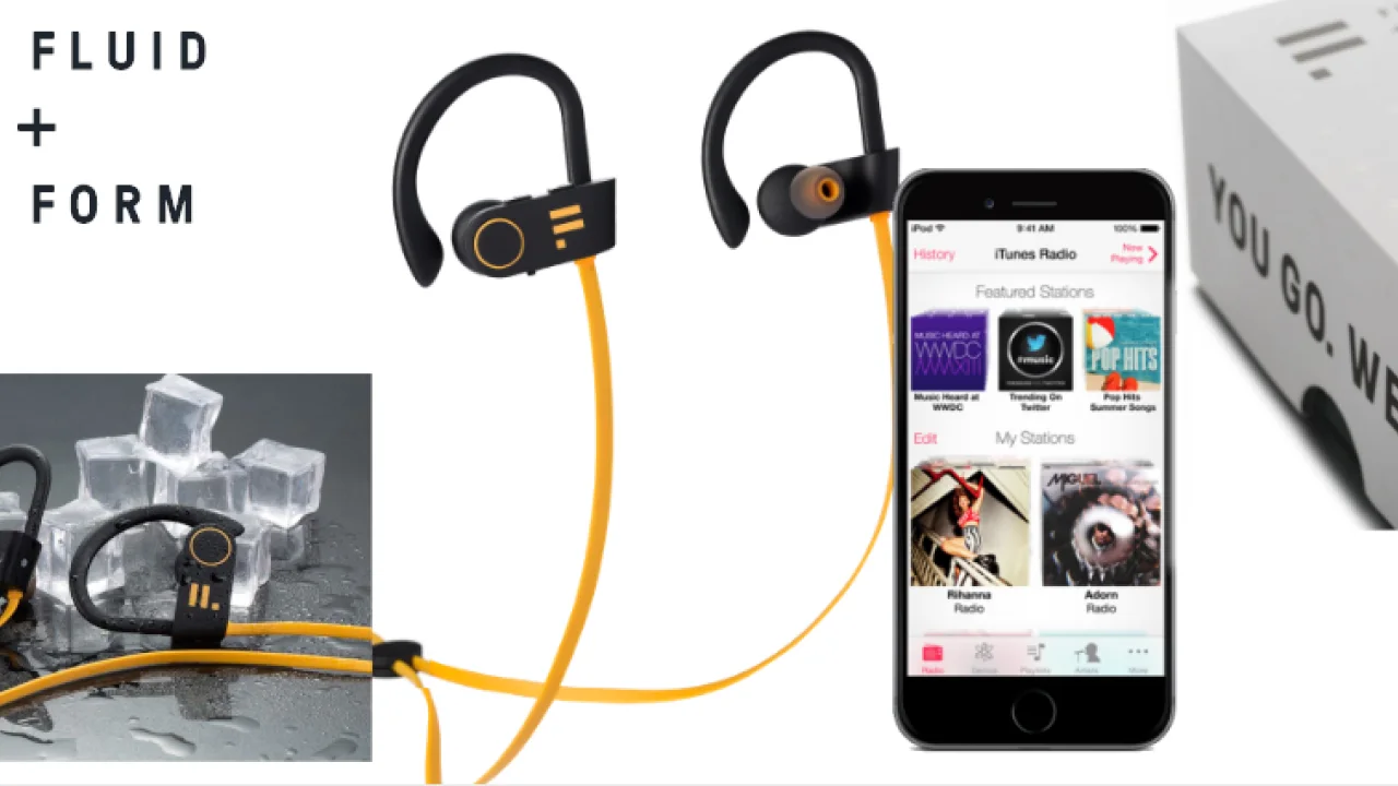 Auricolari bluetooth Gazelle by Fluid & Form - La Nostra Prova