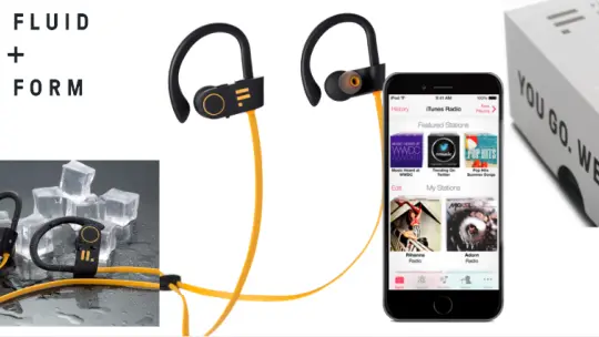 Auricolari bluetooth Gazelle by Fluid & Form - La Nostra Prova