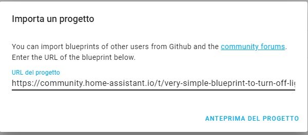 anteprima del progetto