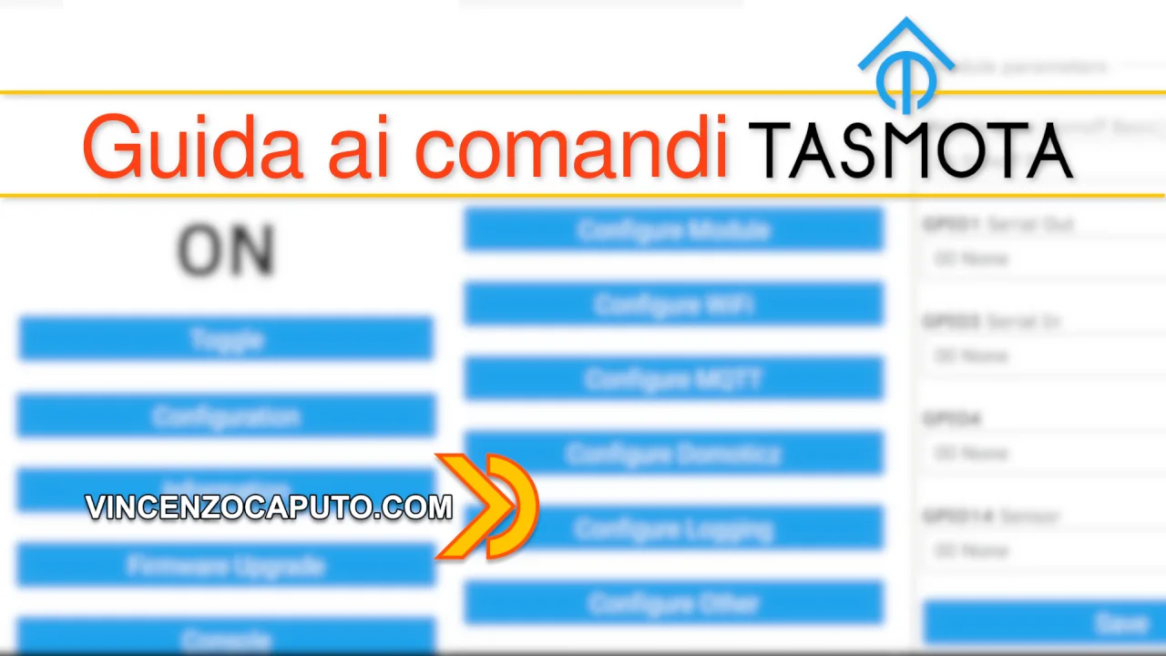 Firmware Tasmota - i pratici comandi da testare