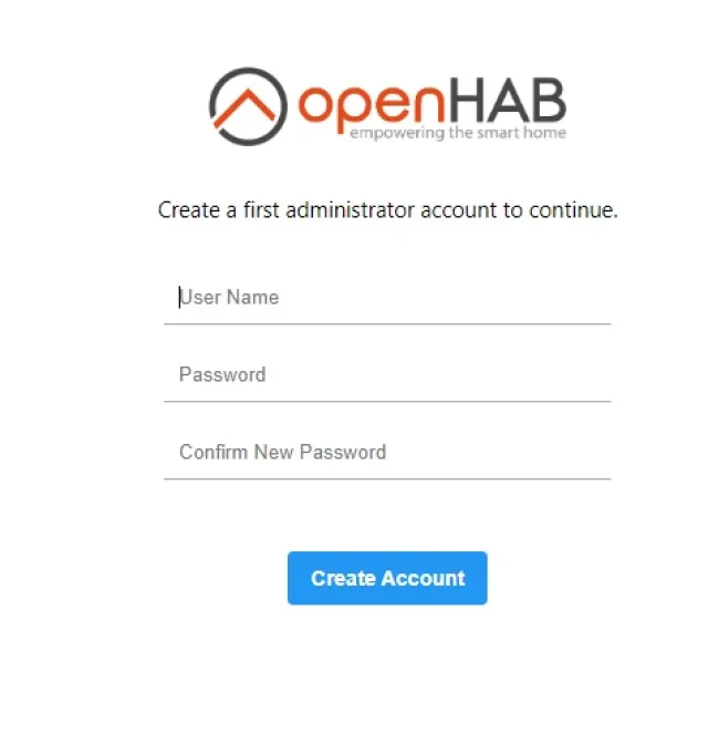 First Administrator Account